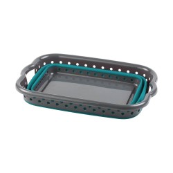 Panier A Linge Pliable Gris Bleu