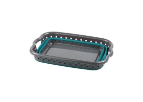 Panier A Linge Pliable Gris Bleu