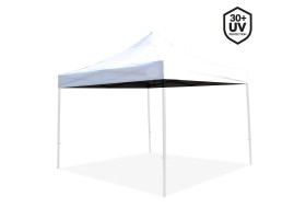 TOIT TENTE PLIANTE PRO 3X3M BLANC