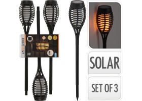Torche solaire x3