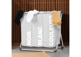 Panier A Linge 3 Compartiments