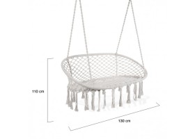Banc Suspendu Macrame