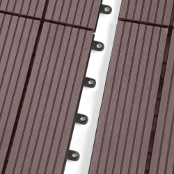 Dalles clipsables effet bois 30X30cm X5 