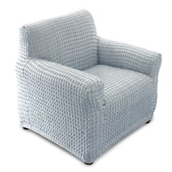 HOUSSE FAUTEUIL CHENILLE EXTENSIBLE BEIG