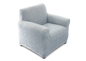 HOUSSE FAUTEUIL CHENILLE EXTENSIBLE BEIG