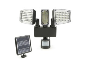 Projecteur 3 Tetes 170 Led Solaire