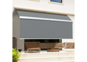 Store Banne 2 En 1 4X3M Gris