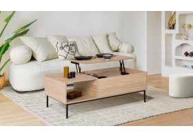 Table Basse Relevable + Compartiment Zen