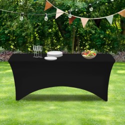 Housse Spandex Noire Pour Table