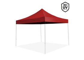 Toit Tente Pliante Pro 3X3M Rouge