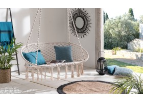 Banc Suspendu Macrame