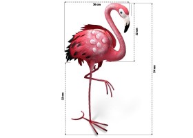 Flamant Rose Metal