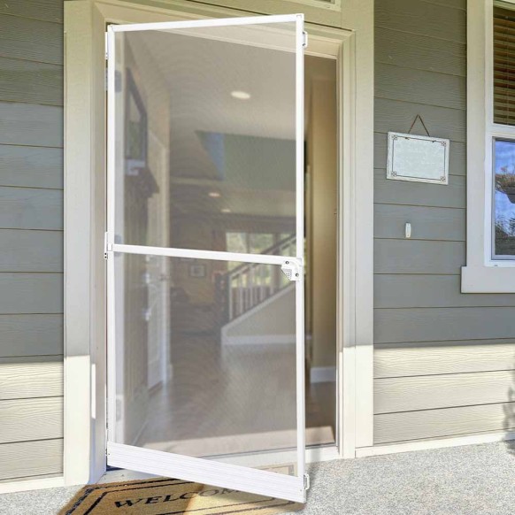Kit Alu Mousti Portes 100X215Cm Gris