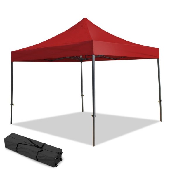 Tente Pliante Pro 3X3M Rouge