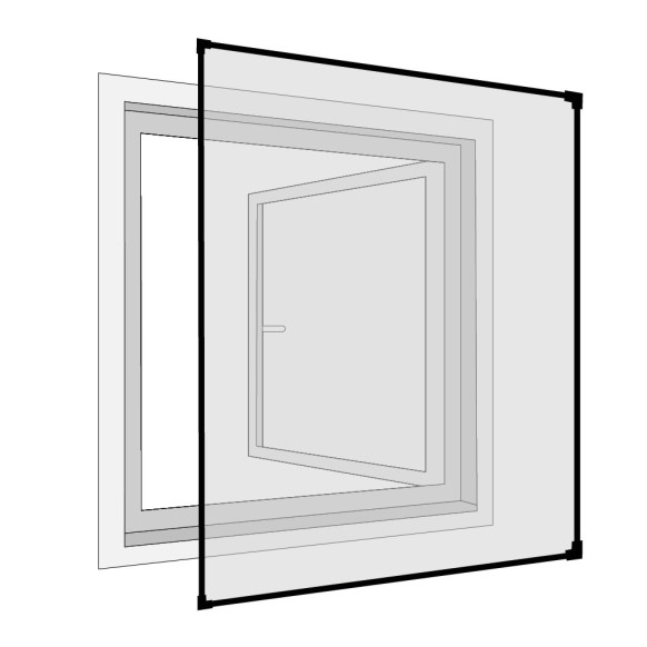Moustiquaire fenetre fibre de verre 130X