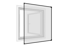 Moustiquaire fenetre fibre de verre 130X