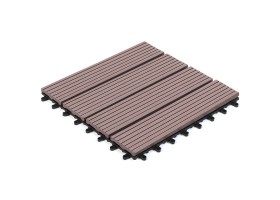 Dalles clipsables effet bois 30X30cm X5 