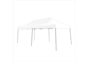 Toit Tente Pliante Pro 3X6M Blanc