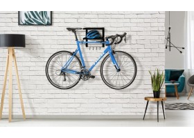 Porte Velo Mural + Etageres