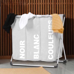 Panier A Linge 3 Compartiments