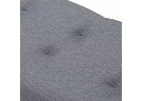 Banquette Coffre + Pieds 100Cm Gris F