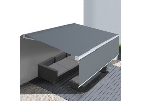 Store Banne 2 En 1 4X3M Gris