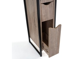 Meuble WC 3 portes Timeo avec étageres