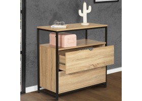 Commode 2 Tiroirs + 1 Etagere Memphis