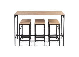 Table Bar + 6 Tabourets