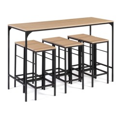 Table Bar + 6 Tabourets