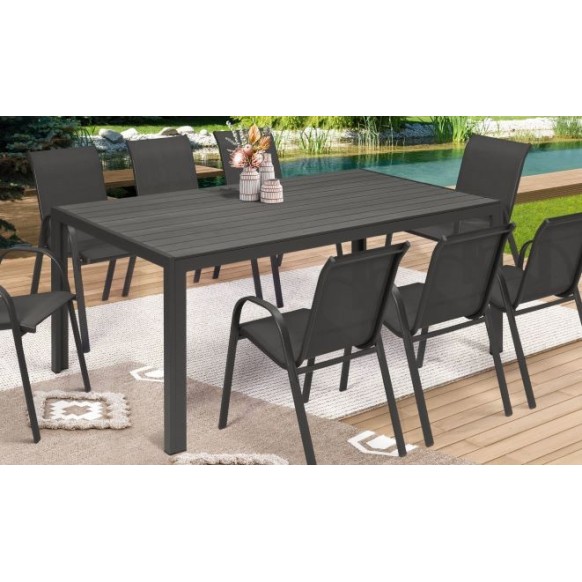 Table Polywood Palma 150Cm-Gris