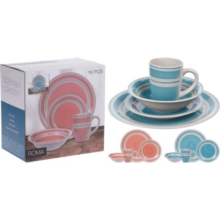 Service De Table Faience 16 Pc