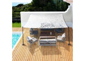 Ombriere Filet 2X3M Blanc
