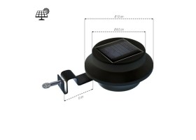 Lampe Solaire De Gouttiere X3