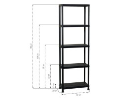 Etagère plastique 5 plateaux