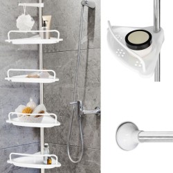 Etagère de douche extensible pvc