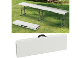 Banc pliant blanc