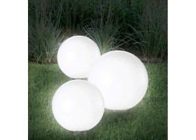 Lampe boule solaire diam 30 cm