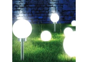 Lampe boule solaire diam 30 cm
