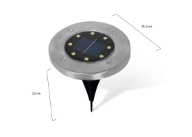 Balises solaires disque x4