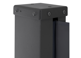 Paravent retractable anthracite 2,5x1,6m