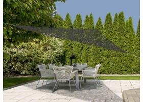 Ombriere Filet 3,6X3,6X3,6M. Gris