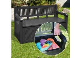 Banc coffre de jardin