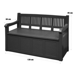 Banc coffre de jardin