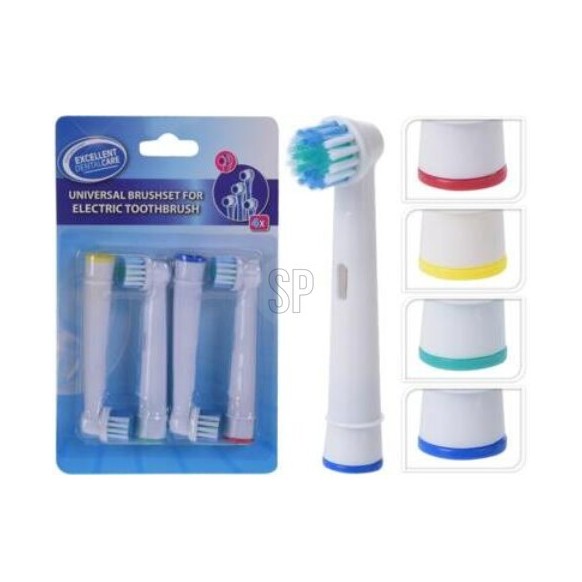 Têtes brosse à dent universelles X4