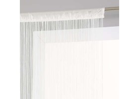 Rideau fil Ivoire 90X200 cm