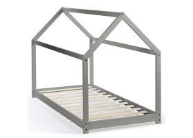 Lit Cabane Coloris Gris
