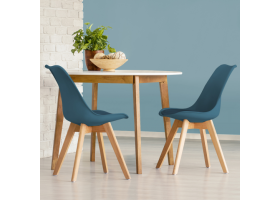 Chaise Scandinave Bleue