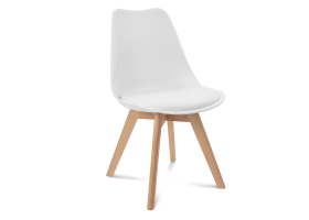 Chaise Scandinave Blanche