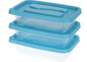 Boite à provision X3 bleu